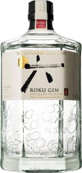 Roku Japanese Craft Gin, 6 Botanicals, 43 % Vol.Alk., Japan, 0,7 Liter
